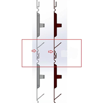 Exterior wall steel structure hangers