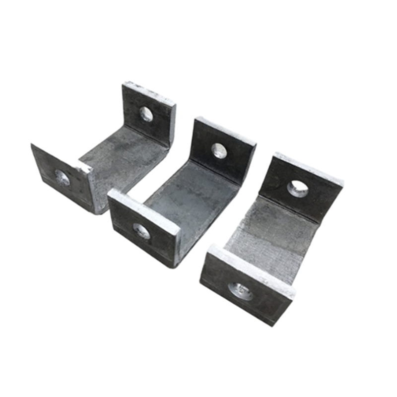 U-shaped buckle connecting the carriage