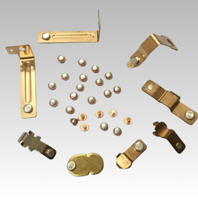 Switch copper parts with silver contacts series